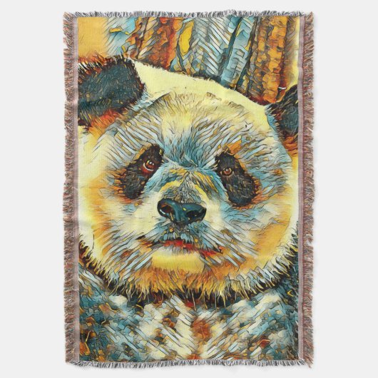 AnimalArt_Panda_014 Deken (Voorkant Verticaal)