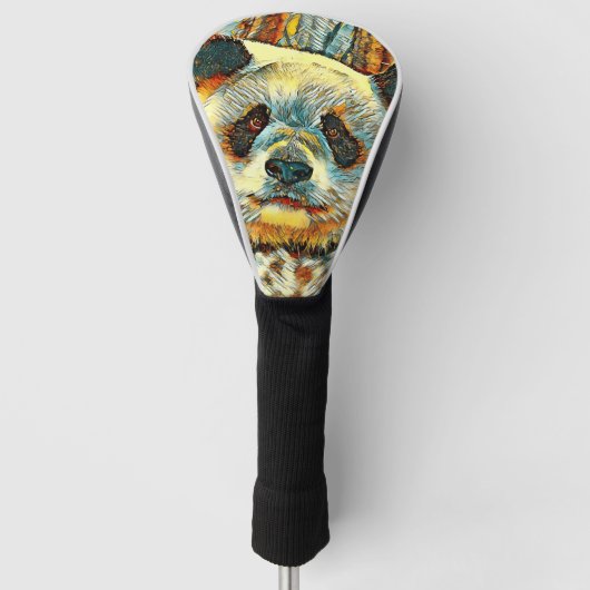 AnimalArt_Panda_014 Golfheadcover (Voorkant)