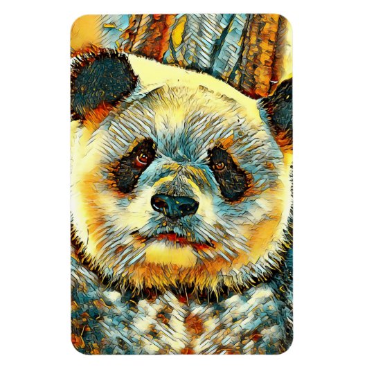 AnimalArt_Panda_014 Magneet (Verticaal)