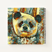 AnimalArt_Panda_014 Notitieboek (Achterkant)