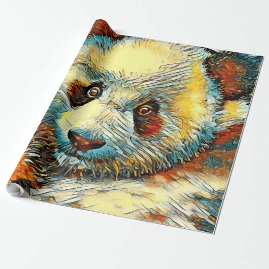 AnimalArt_Panda_20170601_by_JAMColors Cadeaupapier (Uitgerold)