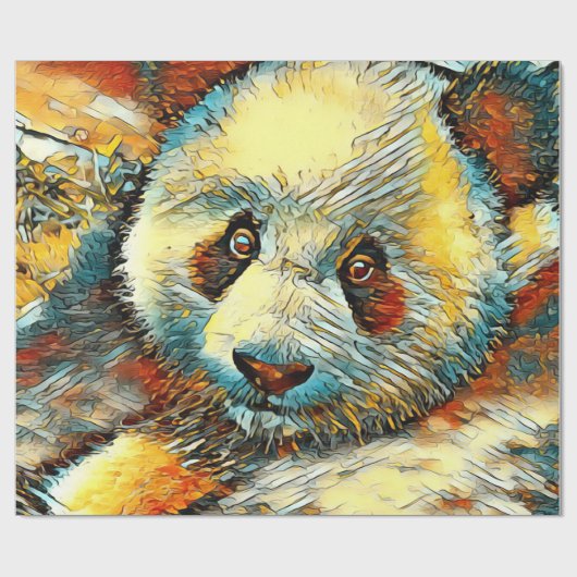 AnimalArt_Panda_20170601_by_JAMColors Cadeaupapier (Vlak)