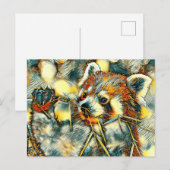 AnimalArt_RedPanda_001 Briefkaart (Voorkant / Achterkant)