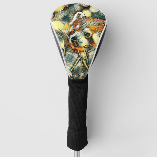 AnimalArt_RedPanda_001 Golfheadcover (Voorkant)