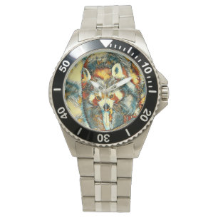 AnimalArt_RedPanda_002 Horloge