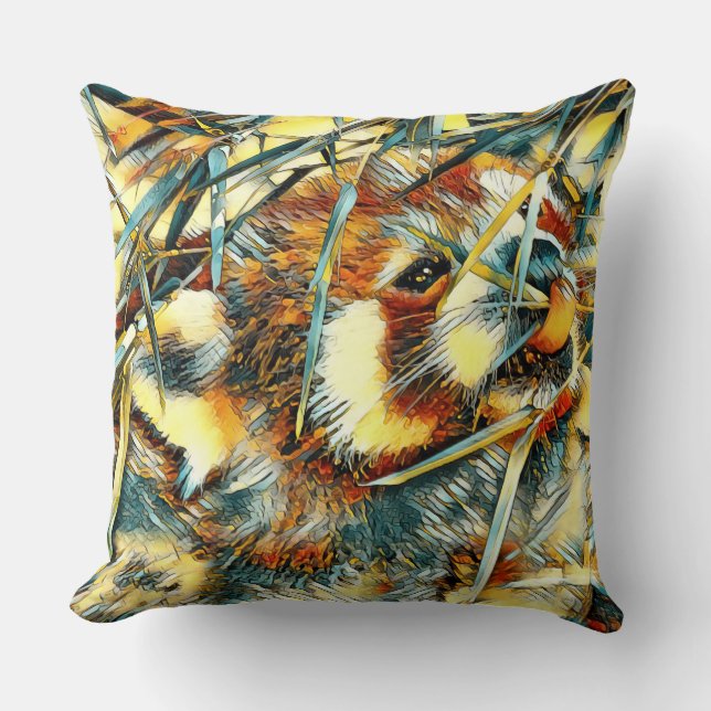 AnimalArt_RedPanda_003 Kussen (Voorkant)