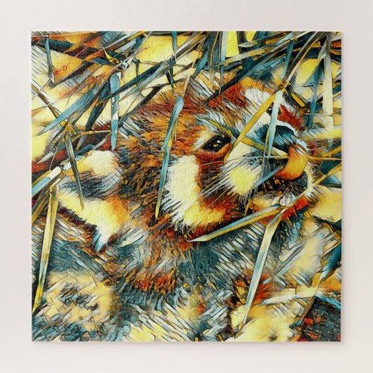 AnimalArt_RedPanda_003 Legpuzzel (Verticaal)