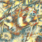 AnimalArt_RedPanda_003 Sticker (Voorkant)