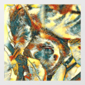 AnimalArt_Sloth_002 Raamsticker (Vel)