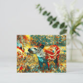 AnimalArt_Tapir_001 Briefkaart (Staand voorkant)