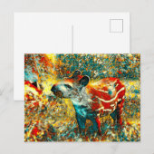 AnimalArt_Tapir_001 Briefkaart (Voorkant / Achterkant)