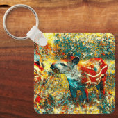 AnimalArt_Tapir_001 Sleutelhanger (Voorkant)