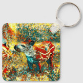 AnimalArt_Tapir_001 Sleutelhanger (Achterkant)