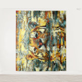 AnimalArt_Tiger_001 Wandkleed (Voorkant)