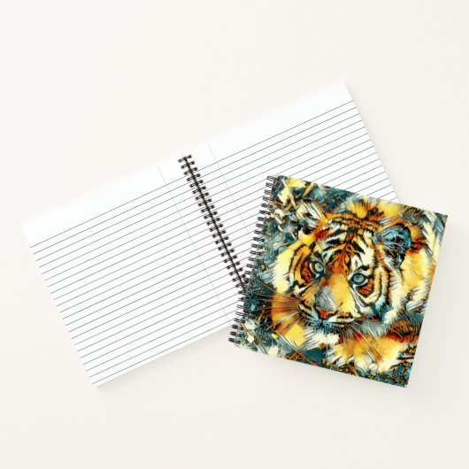 AnimalArt_Tiger_006 Notitieboek (Binnen)
