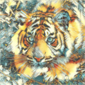 AnimalArt_Tiger_006 Sticker (Voorkant)