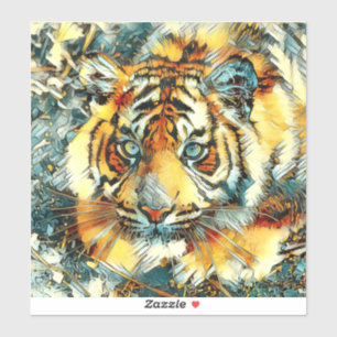AnimalArt_Tiger_006 Sticker