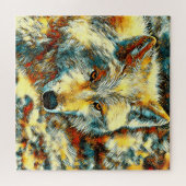 AnimalArt_Wolf_003 Legpuzzel (Horizontaal)