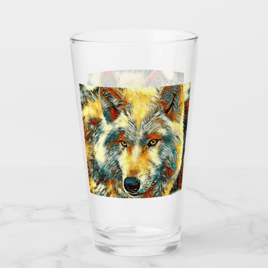 AnimalArt_Wolf_004 Glas (Voorkant)