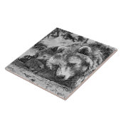AnimalArtBW_Beer_002 Tegeltje (Zijkant)