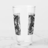 AnimalArtBW_Cat_003 Glas (Links)