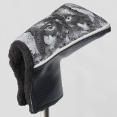 AnimalArtBW_Cat_003 Golfheadcover (3/4 voorkant)