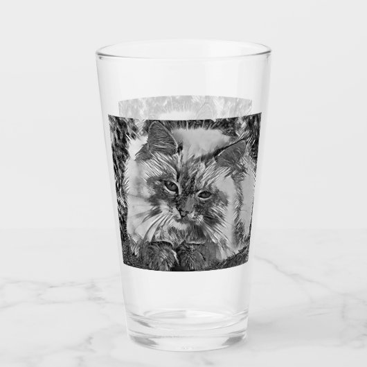 AnimalArtBW_Cat_07 Glas (Voorkant)