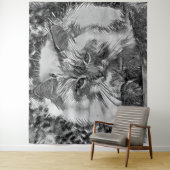 AnimalArtBW_Cat_07 Wandkleed (In situ)