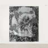 AnimalArtBW_Cat_07 Wandkleed (Voorkant)