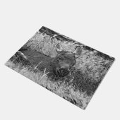 AnimalArtBW_Moose_001 Deurmat (Schuin)
