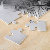 AnimalArtBW_RedPanda_003 Legpuzzel (Zijkant)