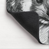 AnimalArtBW_RedPanda_003 Muismat (Hoek)