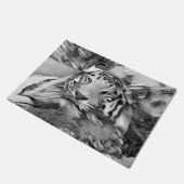AnimalArtBW_Tiger_002 Deurmat (Schuin)