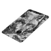 AnimalArtBW_Wolf_002 Magneet (Linkerzijde)