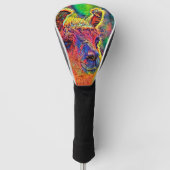 AnimalColor_Alpaca_001 Golfheadcover (Voorkant)