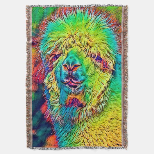 AnimalColor_Alpaca_005 Deken (Voorkant Verticaal)