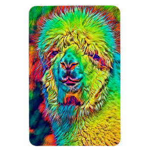 AnimalColor_Alpaca_005 Magneet