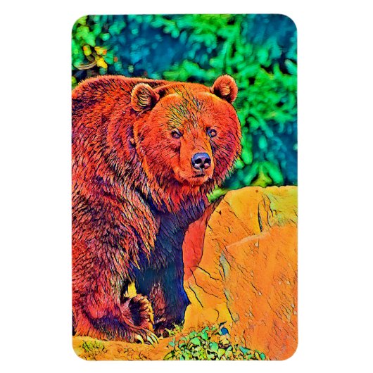 AnimalColor_Beer_001 Magneet (Verticaal)