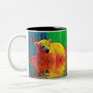 AnimalColor_Beer_009 Tweekleurige Koffiemok
