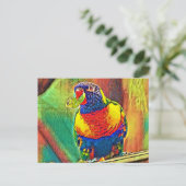 AnimalColor_Bird_07 Briefkaart (Staand voorkant)