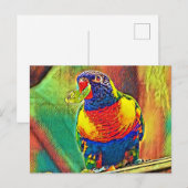 AnimalColor_Bird_07 Briefkaart (Voorkant / Achterkant)