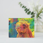 AnimalColor_Camel_07 Briefkaart (Staand voorkant)