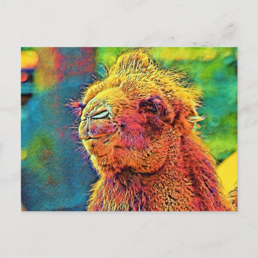 AnimalColor_Camel_07 Briefkaart (Voorkant)