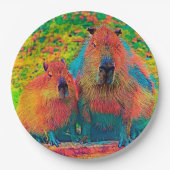 AnimalColor_Capybara_002 Papieren Bordje (Voorkant)