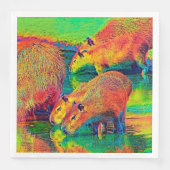 AnimalColor_Capybara_004 Servet (Voorkant)