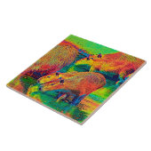 AnimalColor_Capybara_004 Tegeltje (Zijkant)