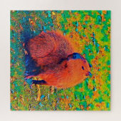 AnimalColor_Capybara_008 Legpuzzel (Horizontaal)