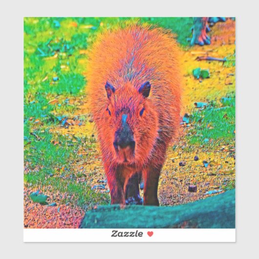 AnimalColor_Capybara_011 Sticker (Vel)