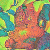 AnimalColor_Cat_005 Sticker (Voorkant)