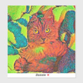 AnimalColor_Cat_005 Sticker (Vel)